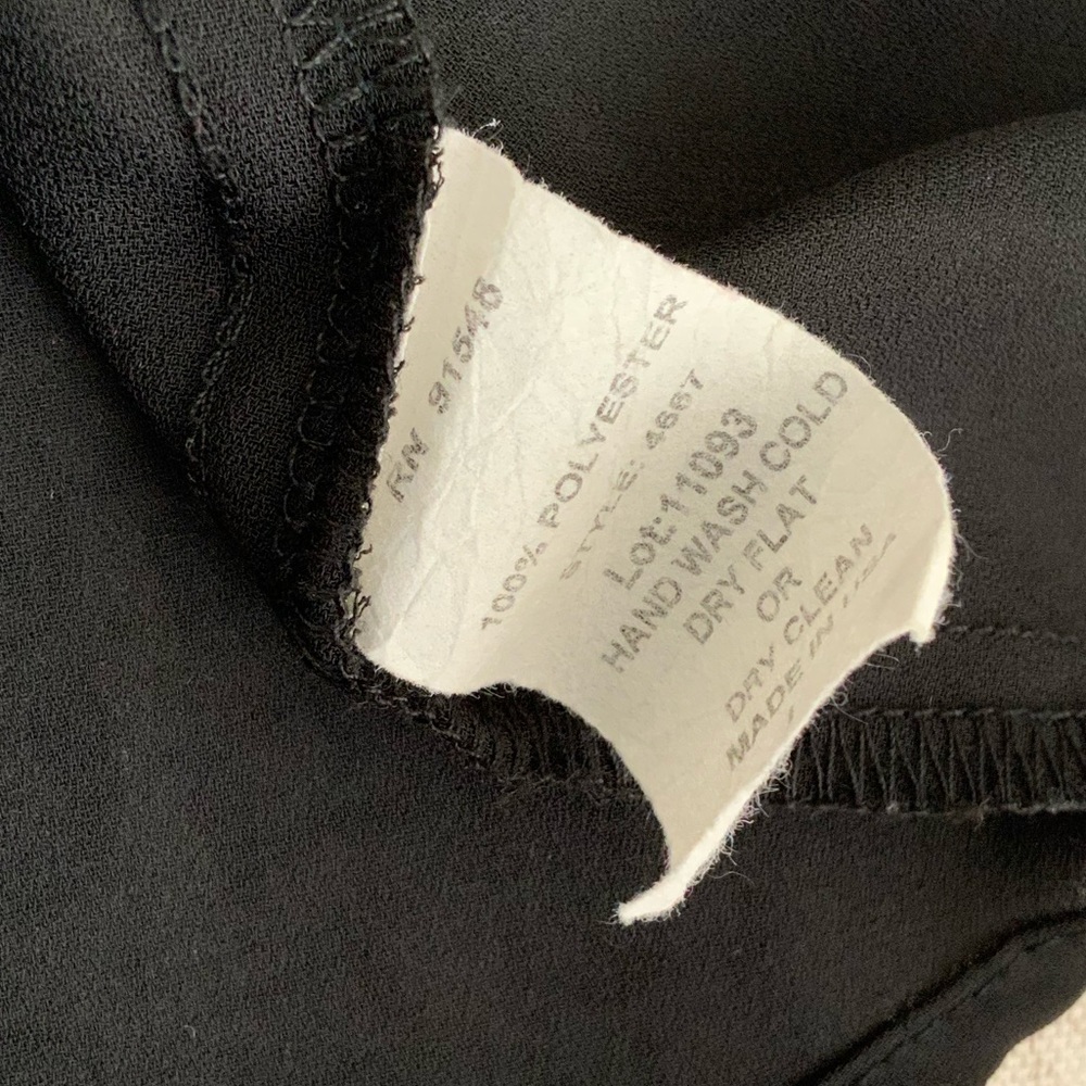 Barney’s New York black panel sheer back tank - Picture 6 of 6